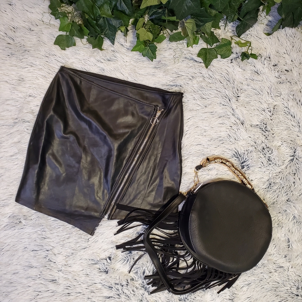 Forever 21 Leather Skirt